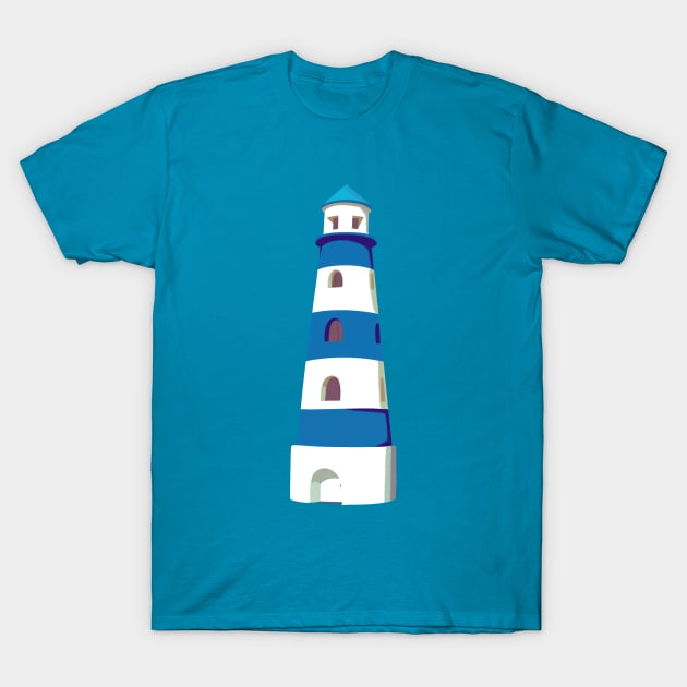 Lighthouse of Denia in Spain T-Shirt by Mimie20